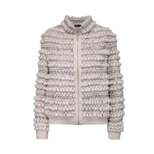 CECILY KNIT JACKET IN STAR WHITE