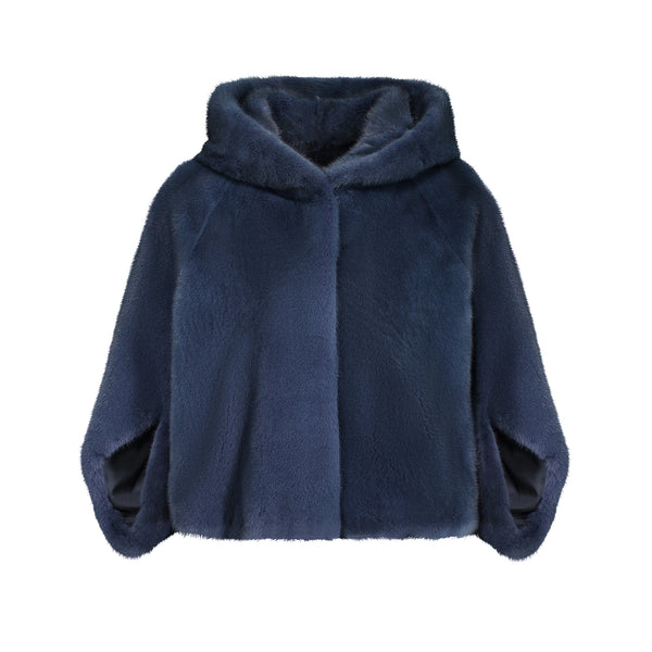 GIA JACKET IN NAVY BLUE